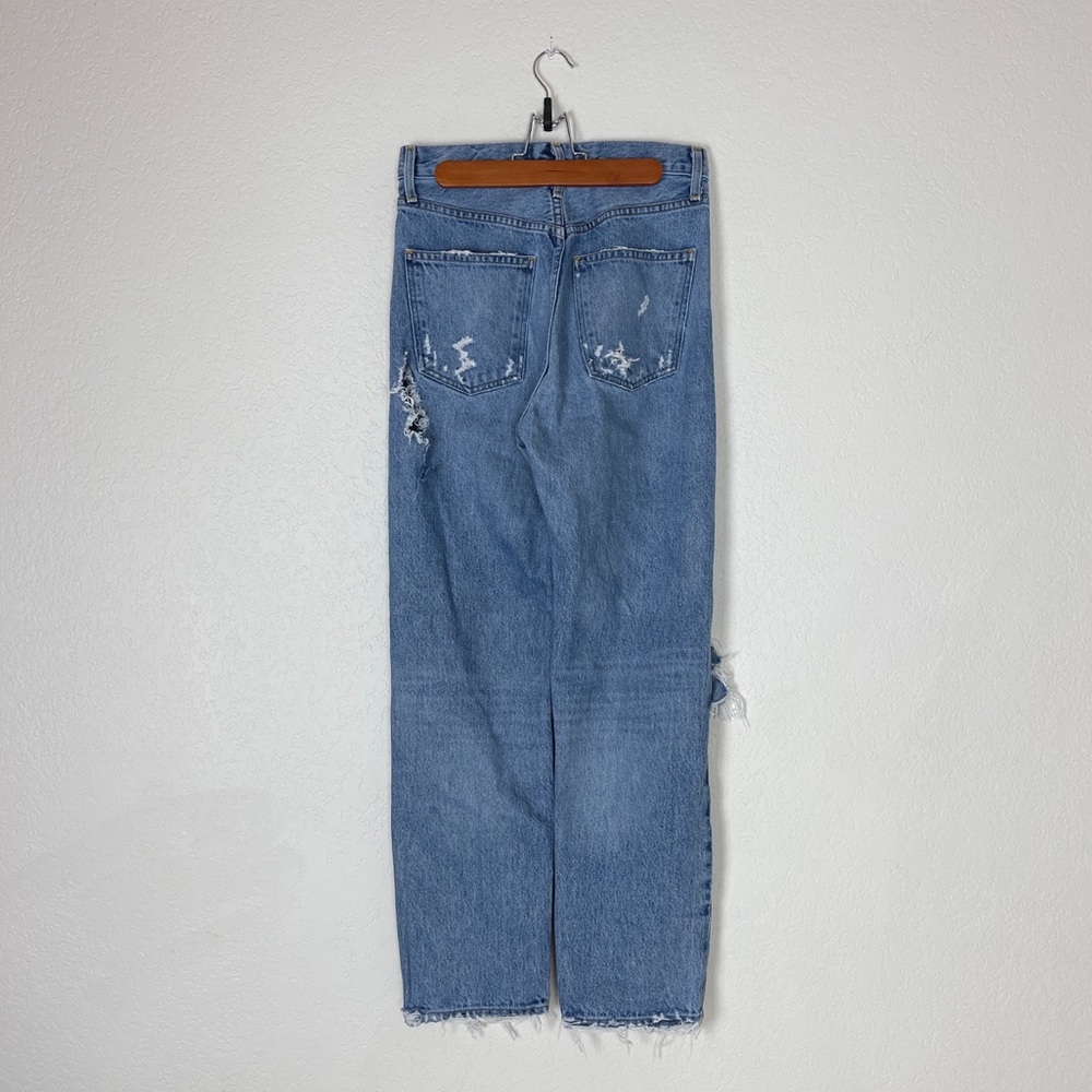 Agolde Light Blue Distressed Jeans - Picture 13 of 13